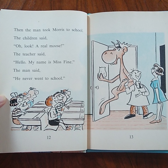 Morris Goes School I Can Read Vintage Picture Book Homeschool Level Reader - Picture 4 of 4